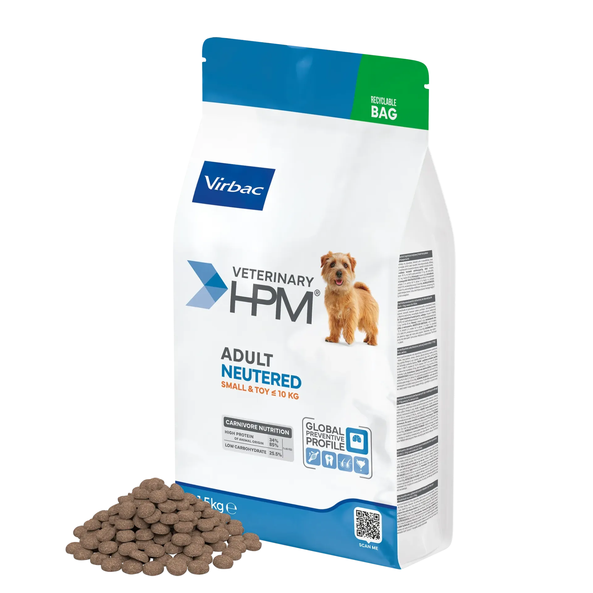 HPM® Adult Neutered Dog Small & Toy 1.5kg