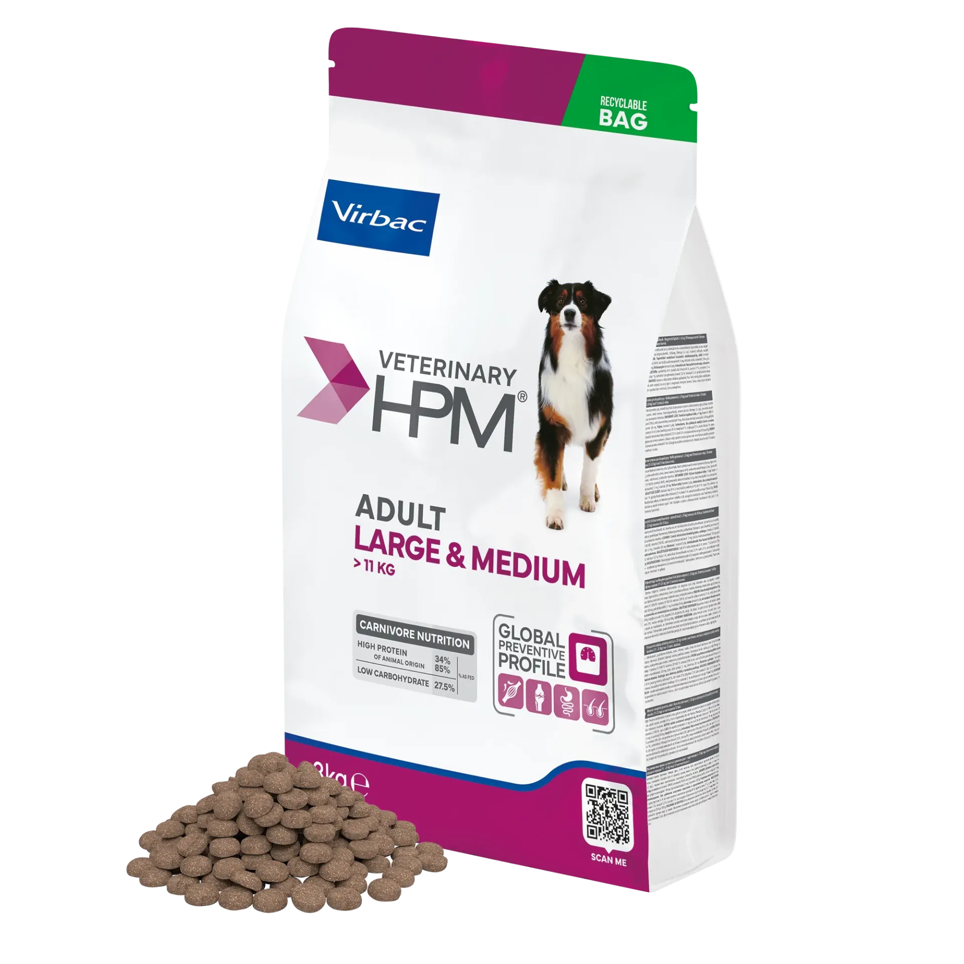 HPM® Adult Neutered Large & Medium Dog 3kg