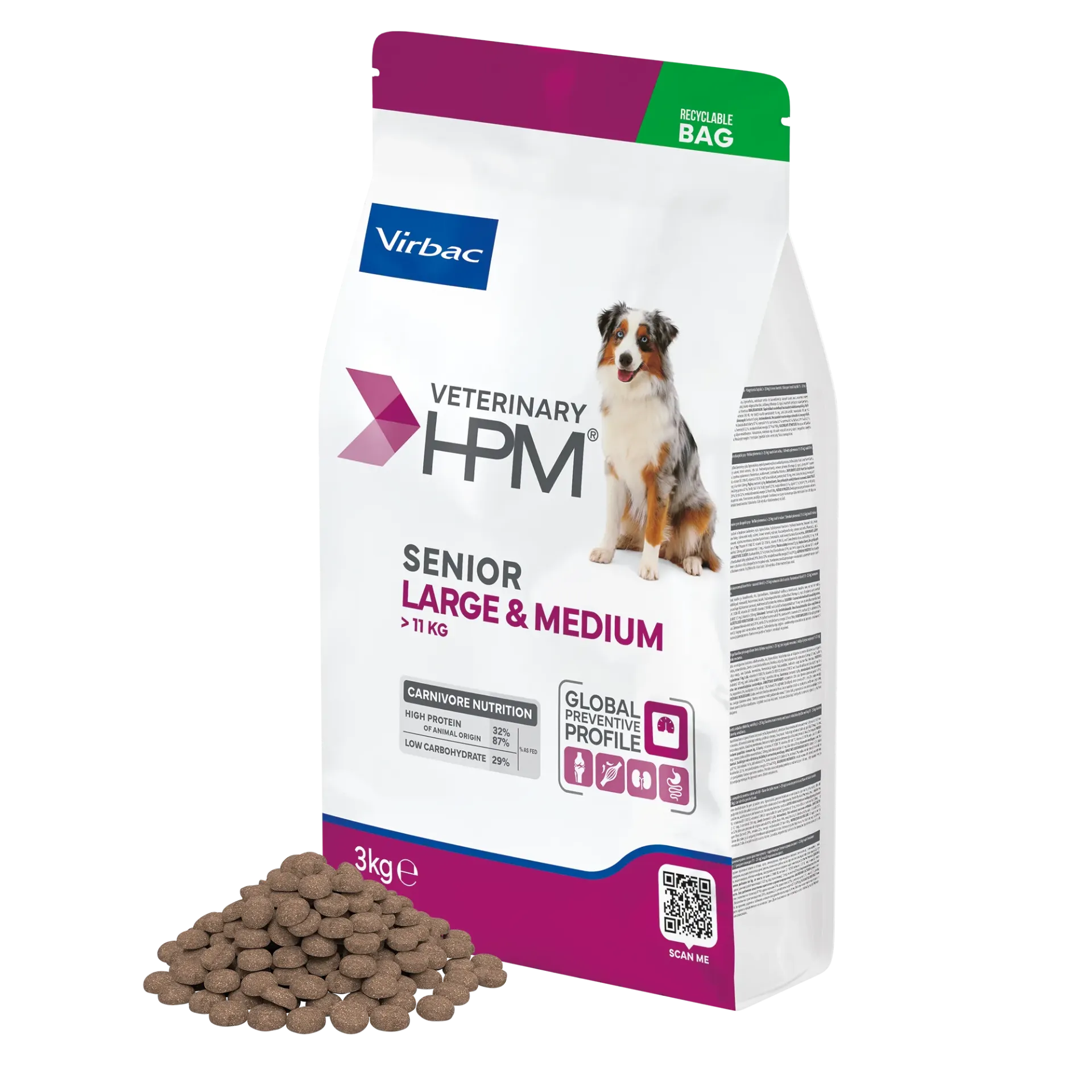 HPM® Senior Large & Medium Dog 3kg