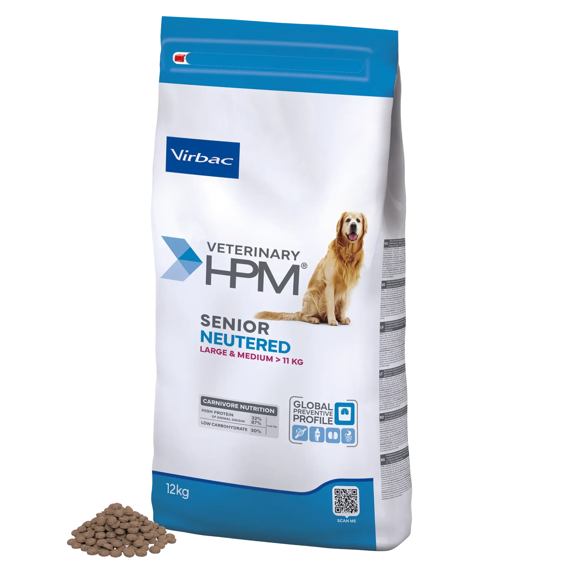 HPM® Senior Neutered Large & Medium Dog 12kg