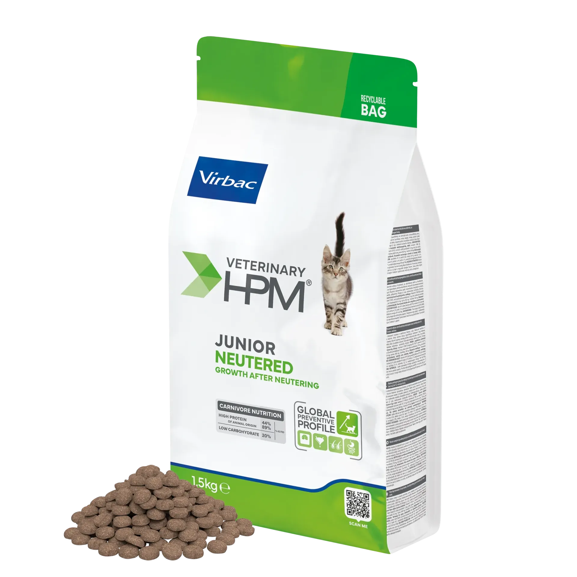 HPM® Junior Neutered Cat 1.5kg