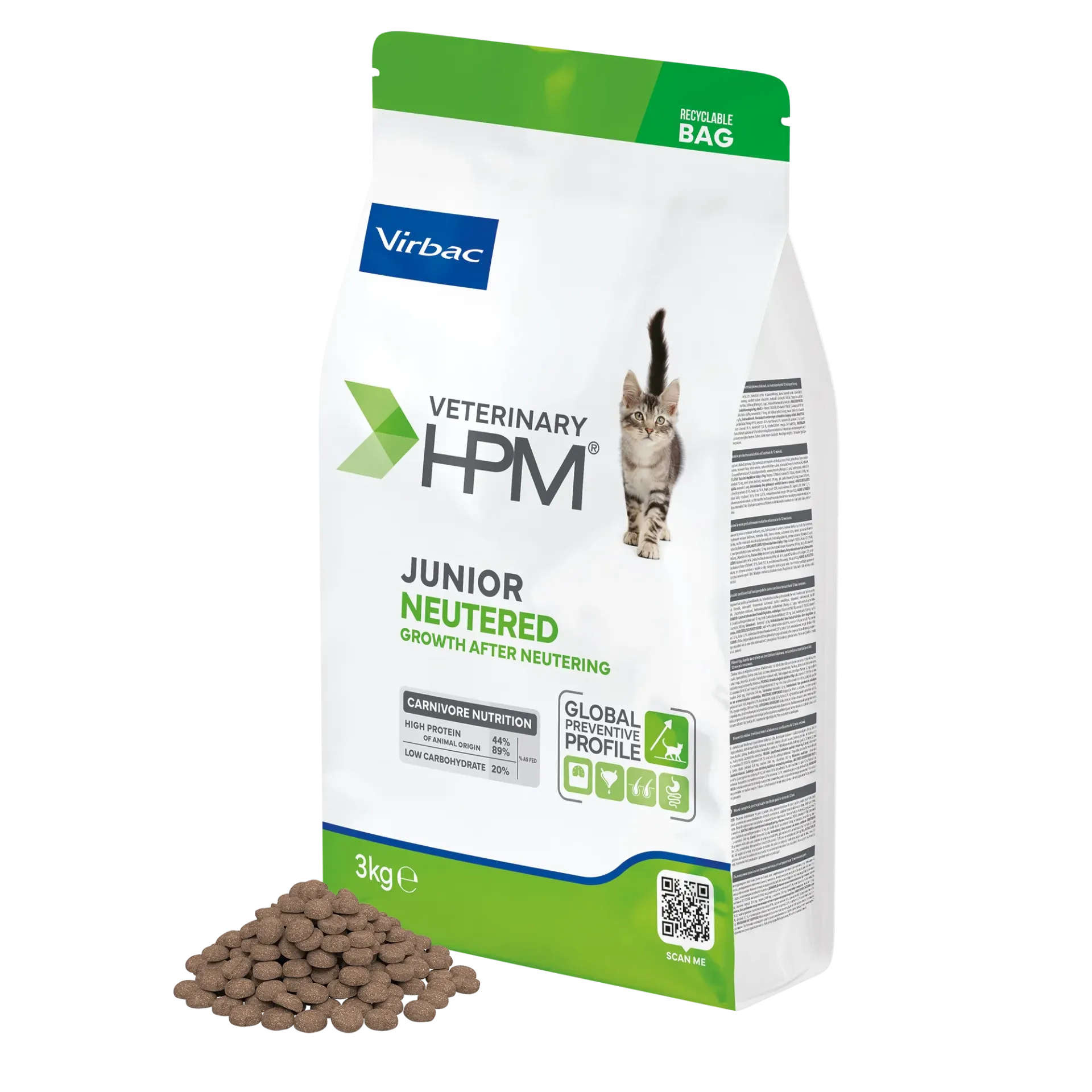 HPM® Junior Neutered Cat 3kg